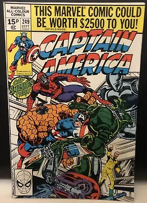 Buy CAPTAIN AMERICA #249 Comic Marvel Comics Bronze Age • 4.85£