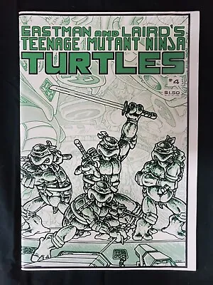 Buy Teenage Mutant Ninja Turtles #4 1st Printing 1985 Eastman & Laird Mirage FN/VF • 158.11£