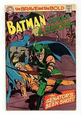 Buy Brave And The Bold #85 GD/VG 3.0 1969 1st App. New Green Arrow Costume • 32.34£