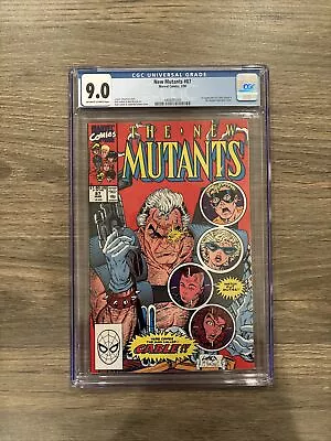 Buy New Mutants #87 Liefeld 1st Printing CGC 9.0 1990 1st Full App. Cable! • 119.15£