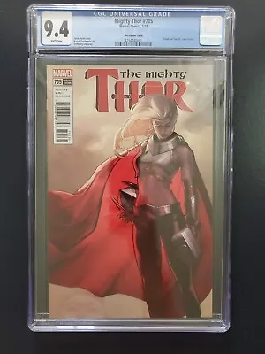 Buy Mighty Thor #705 CGC 9.4 Jee Hyung Lee Cover 1:50 Variant • 119.93£