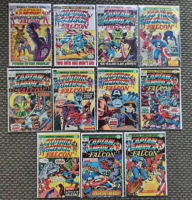Buy Marvel Comics CAPTAIN AMERICA LOT X11 (143,156,165,171-72,177,179,190-91,194) W2 • 110.68£