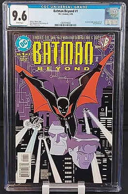 Buy Batman Beyond #1 CGC 9.6 WP 1st Appearance Of Terry McGinnis DC Comics 1999 • 374.46£