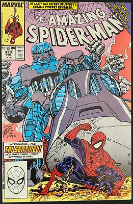 Buy Marvel AMAZING SPIDER-MAN #329 Direct (Feb 1990) Todd McFarlane David Michelinie • 24.12£