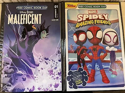 Buy FCBD 2024 Maleficent # 1 & Spidey And His Amazing Friends #1 • 6£
