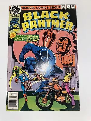 Buy Black Panther 14 Marvel Bronze Age Comic Avengers Sienkiewicz Rubinstein 1978 Fn • 4.74£
