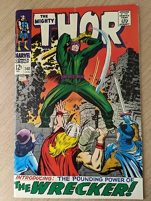 Buy The Mighty THOR #148 1ST APP OF THE WRECKER / ORIGIN OF BLACK BOLT • 30£