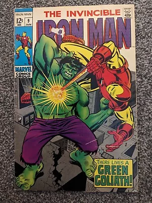 Buy Iron Man 9. Marvel 1969. The Hulk (Android), Mandarin • 15£