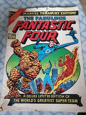 Buy MARVEL TREASURY EDITION #2 - The Fabulous Fantastic Four - Lee & Kirby - Giant • 1.99£