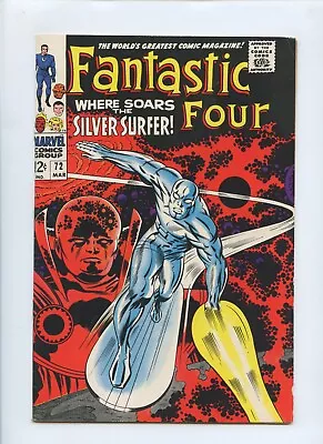 Buy Fantastic Four #72 1968 (FN 6.0)(Cover Detached Top Staple) • 67.52£