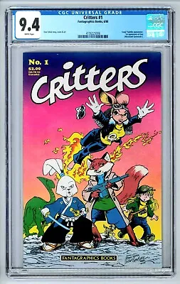 Buy Critters #1 - CGC 9.4, Usagi Yojimbo Appearance • 63.25£