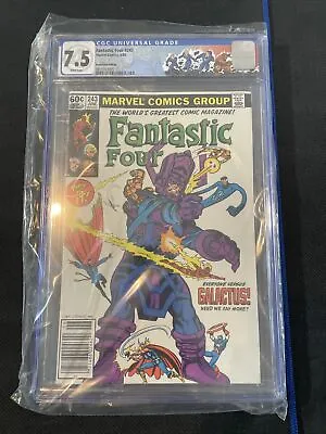 Buy Fantastic Four #243 CGC 7.5 Galactus App, John Byrne, 1982, Marvel Custom Label • 55.29£