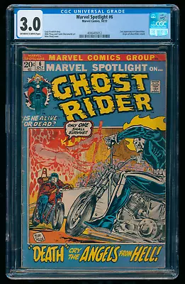 Buy Marvel Spotlight #6 1972 CGC 3.0 Bronze Age Marvel Comic Book Early Ghost Rider! • 71.96£