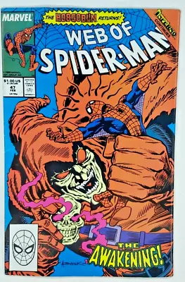 Buy Web Of Spider-Man #47  Marvel Comics. Hobgoblin. 1989. • 7.50£