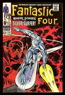 Buy Fantastic Four #72 Marvel 1968 (VG/FN) Classic Silver Surfer Cover! L@@K! • 110.63£