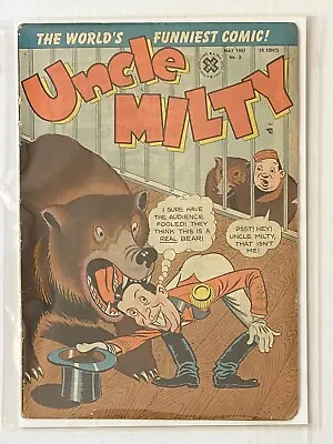 Buy Uncle Milty #3 4.0 VG 1951 TV’s Milton Berle World's Funniest Comic!  Victoria • 91.62£