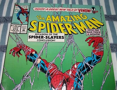 Buy The Amazing Spider-Man #373 Tale Of VENOM From Jan. 1993 In VF Condition DM • 7.90£