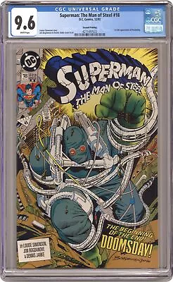 Buy Superman The Man Of Steel #18REP.2ND CGC 9.6 1992 4271497022 • 64.80£