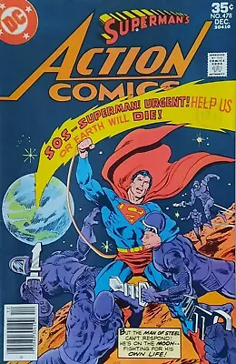 Buy Action Comics 478 VF+ £12 1977. Postage 2.95.  • 12£