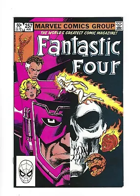 Buy Fantastic Four #257 Death Of Skrull Throneworld, Galactus, 9.4 NM, Marvel  • 15.79£