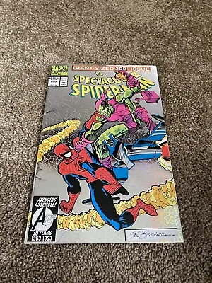 Buy Spectacular Spider-Man Giant Sized 200th Issue 1993 Marvel Comics Foil Cover-VG • 6.37£