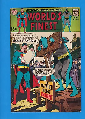 Buy WORLD'S FINEST #187 DC Comics VG/F SUPERMAN / BATMAN • 4.82£