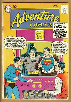 Buy Adventure Comics #275 G/VG (1960 DC) Origin Superman/Batman Team • 36.74£