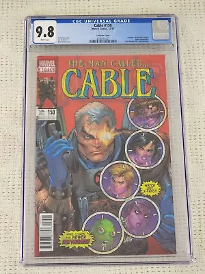 Buy Marvel Cable #150 Lenticular Variant Cover CGC 9.8 Comic New Mutants 87 Homage! • 51.44£