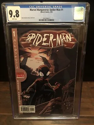 Buy Marvel Mangaverse #1 Spider-man CGC 9.8 3762586017 1st App Of Manga Spiderman • 786.65£