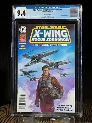 Buy STAR WARS: X-WING ROGUE SQUADRON #1 CGC 9.4 Newsstand 1995 The Rebel Opposition • 59.75£