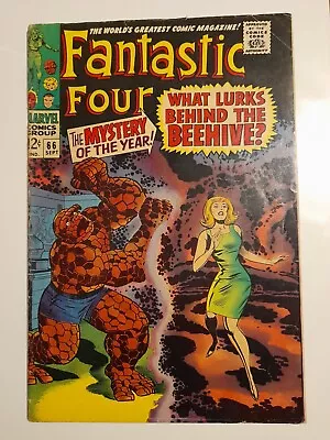 Buy Fantastic Four #66 Sep 1967 VGC 4.0 Origin Of HIM, Later Known As Adam Warlock • 74.99£