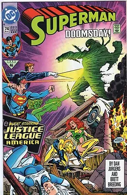 Buy DC Superman #74 3rd Print (Dec. 1992) Low/Mid  Grade • 2.81£