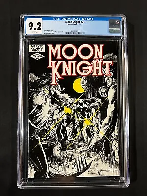 Buy Moon Knight #21 CGC 9.2 (1982) • 27.98£
