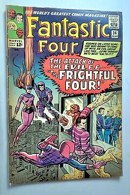 Buy Fantastic Four #36 (1965) 1st Appearances Medusa & Frightful Four By Marvel FR • 347.79£