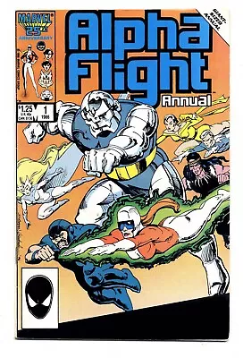 Buy Alpha Flight Annual #1 (Marvel 1986, Vf- 7.5) • 1.75£