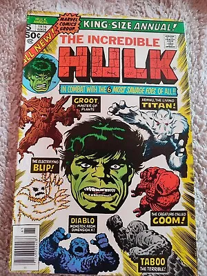 Buy Incredible Hulk King-size Annual #5 - 1978 - Second Appearance Of Groot - Marvel • 35£