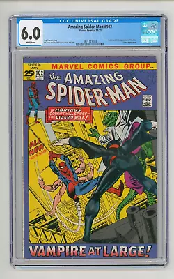 Buy Amazing Spider-Man #102 CGC 6.0 FN Second Morbius • 175£