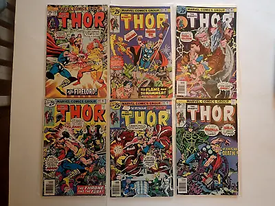 Buy 1976 The Mighty Thor 246-251 • 18.48£