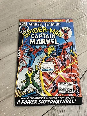 Buy 1973 Marvel Team Up Spider-Man And Captain Marvel Issue Number 16 • 11.92£