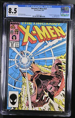 Buy Uncanny X-Men #221 Marc Silvestri CGC 8.5 • 63.96£