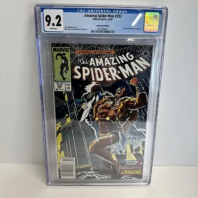Buy Amazing Spider-Man #293 Marvel 1987 CGC 9.2 WHITE Pages • 39.42£