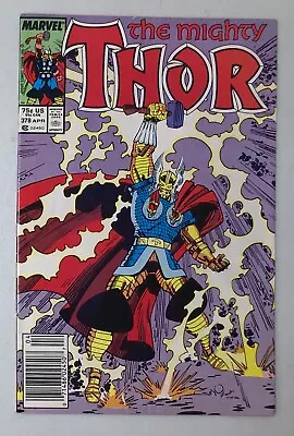 Buy Thor #378 Marvel Comics Bronze Age Mighty Norse God Hammer Avenger Vg- • 3.94£