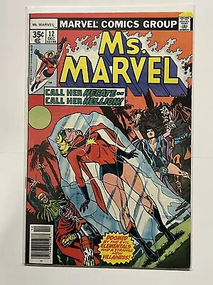 Buy Ms. Marvel #12 (Marvel Comics 1977) Hecate Elementals Living Mummy • 17.42£