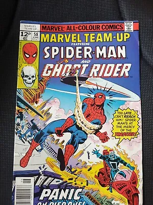 Buy Marvel Team Up.# 58. 1st Series. Spider-man & Ghost Rider. June 1977 • 5£