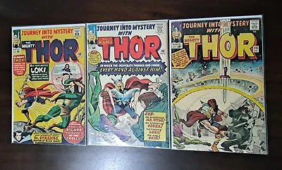 Buy Journey Into Mystery Thor Ungraded Lot For Issues 108  110  111 • 256.22£