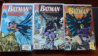 Buy Batman Comics #444 / 450 / 491 (1991-1993) - Vintage DC • 10.31£