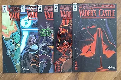 Buy Star Wars Adventures Tales From Vader's Castle 1 2 3 4 5 IDW Comics Complete Set • 25£