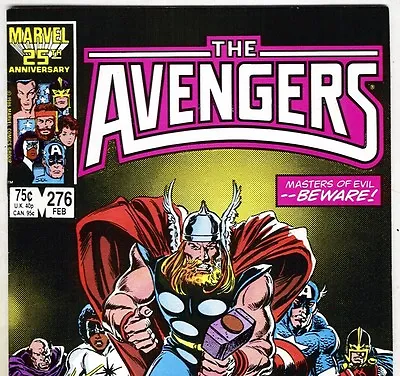 Buy The AVENGERS #276 With Thor & Captain America From Feb 1987 In VF Con. DM • 6.35£