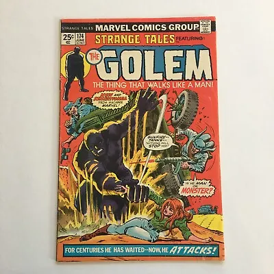 Buy Strange Tales #174 First Golem VG- Condition Marvel Comics 1974 John Buscema   • 7.91£