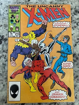 Buy Uncanny X-Men #215 Vol. 1 (Marvel, 1987) Key 1st Stonewall Super Sabre, Ungraded • 3.19£